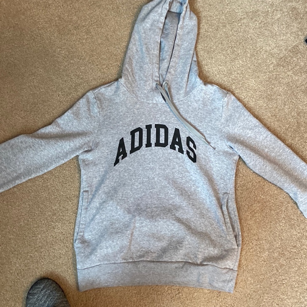 Gray Adidas hoodie